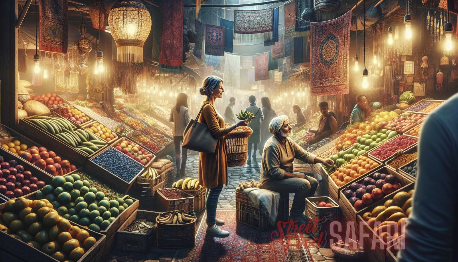 Illustration for section:  - food market secrets