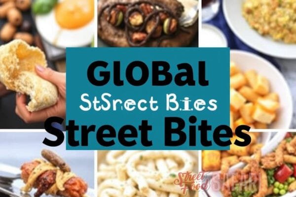 Delicious global street bites platter