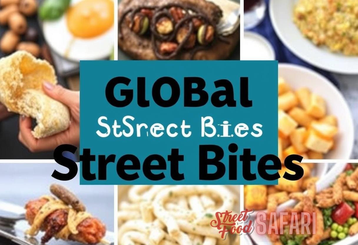 Delicious global street bites platter