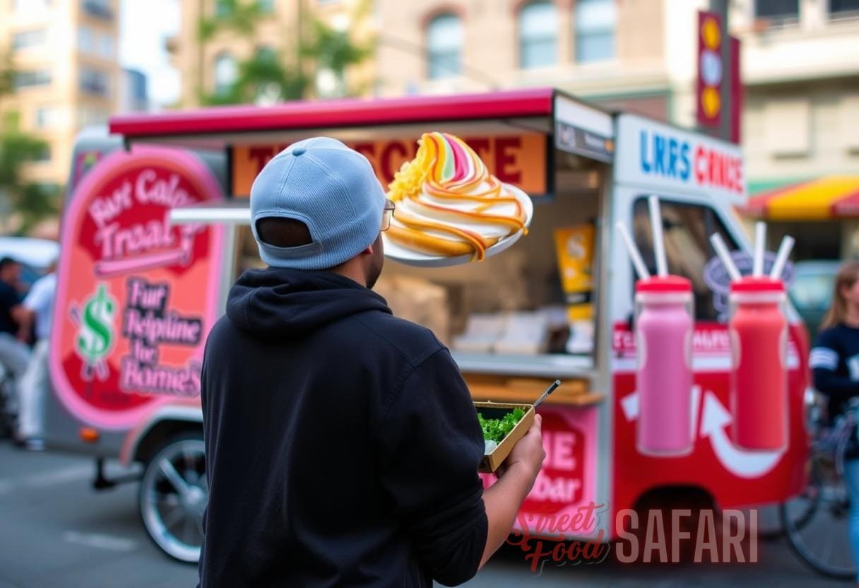 Ilustración para la sección: Atractivo visual: Las fotografías de alimentos impactantes ayudan a los vendedores a atraer clientes. Platos instagrameables que - fusión urbana callejera